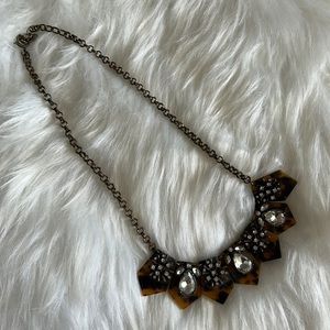 Loft Tortoise & Jeweled Necklace